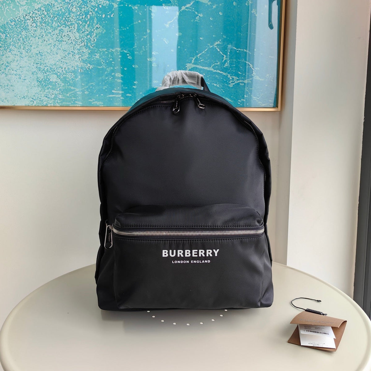 Schwarzer Rucksack