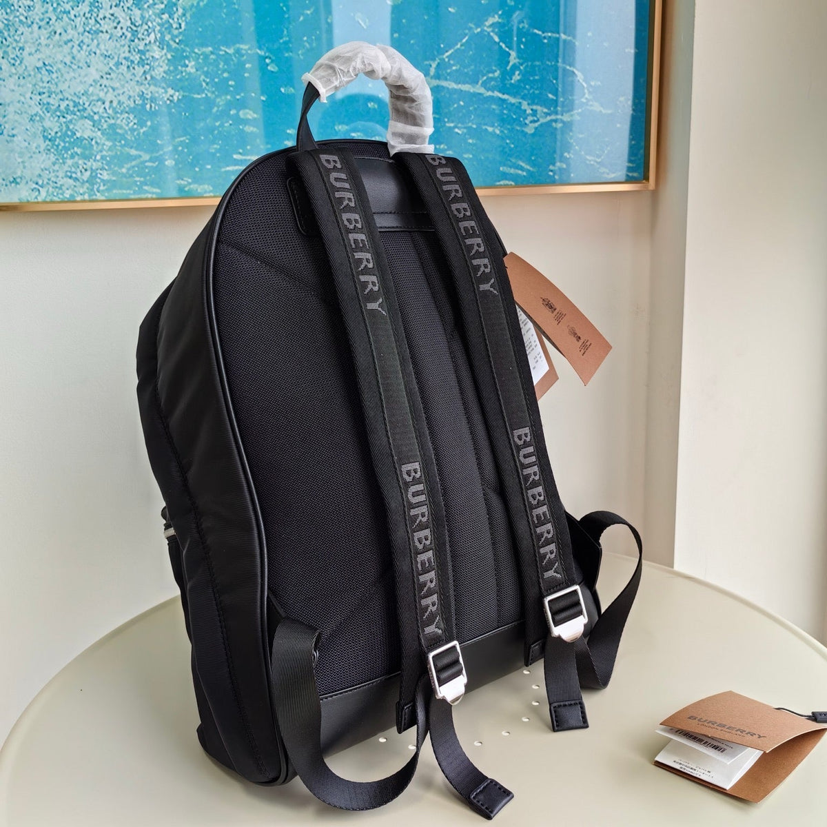 Schwarzer Rucksack
