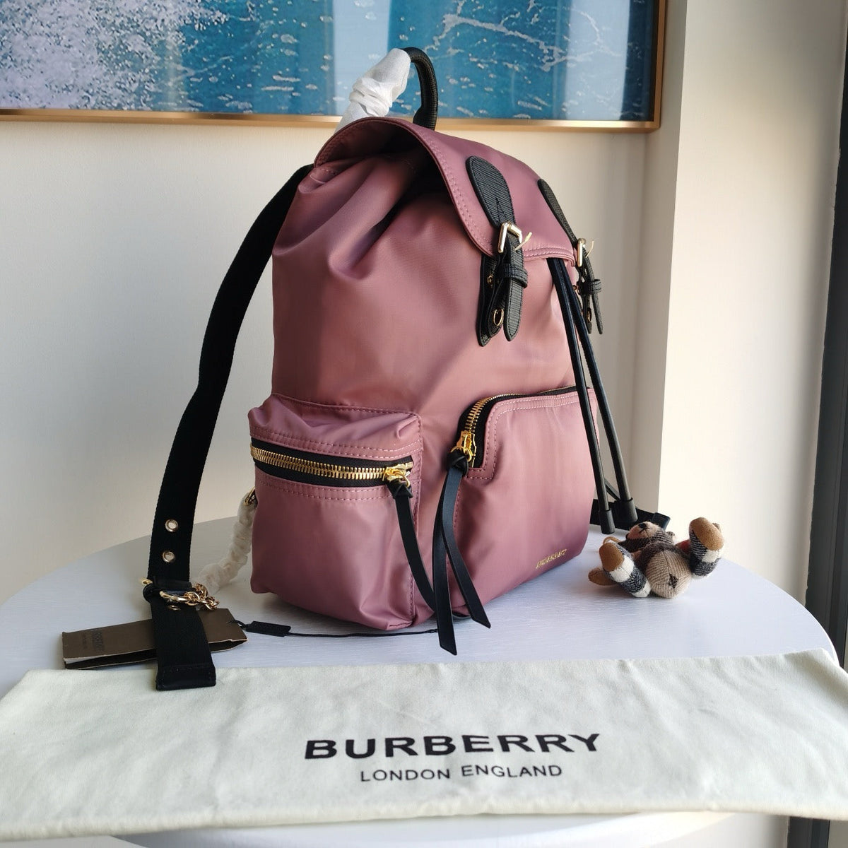 Mehrfarbiger Rucksack