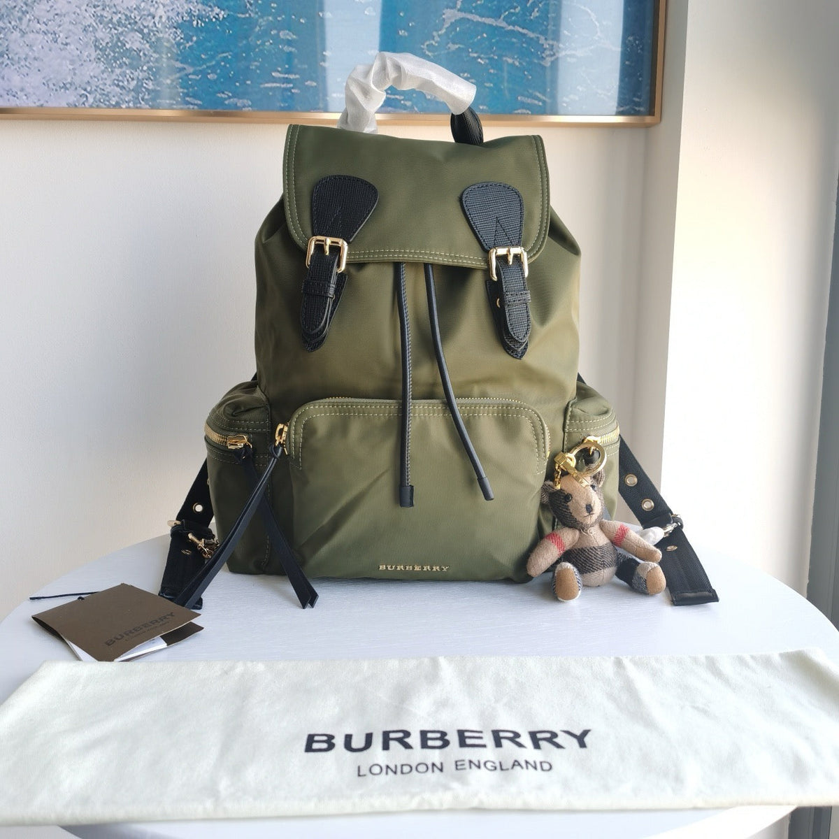 Mehrfarbiger Rucksack