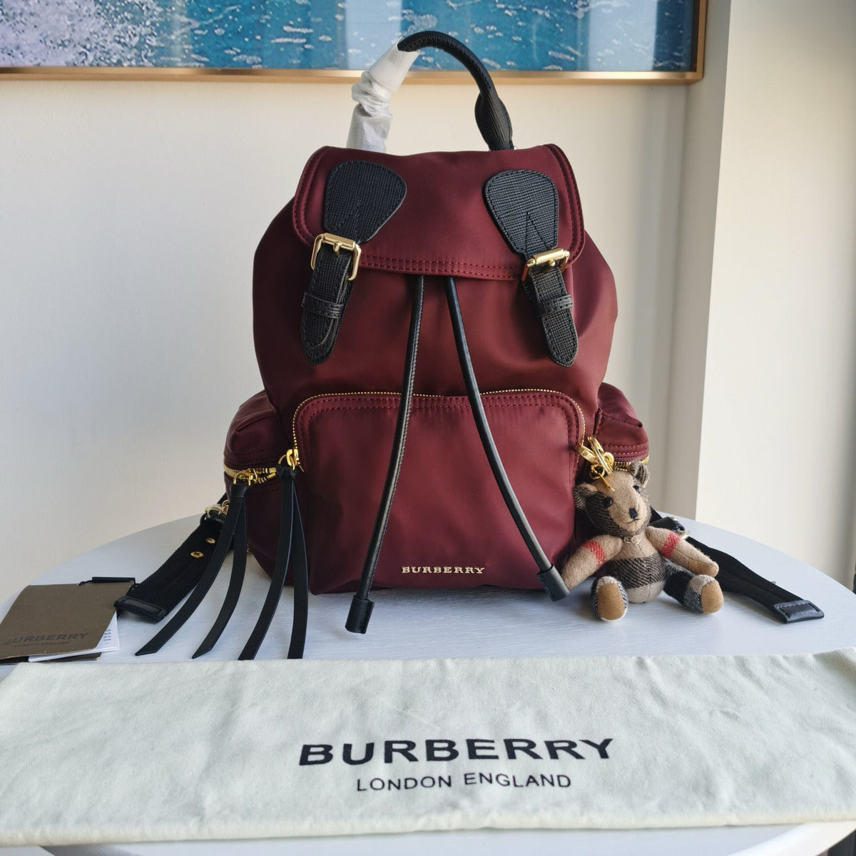 Mehrfarbiger Rucksack