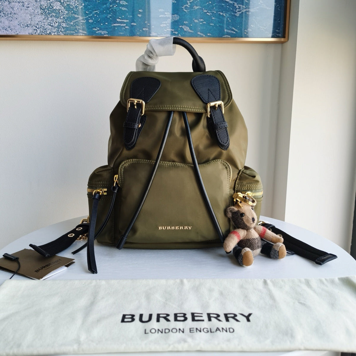 Mehrfarbiger Rucksack