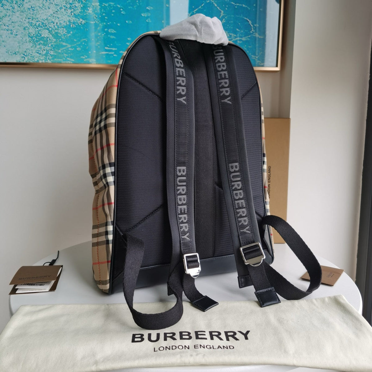 Mehrfarbiger Rucksack