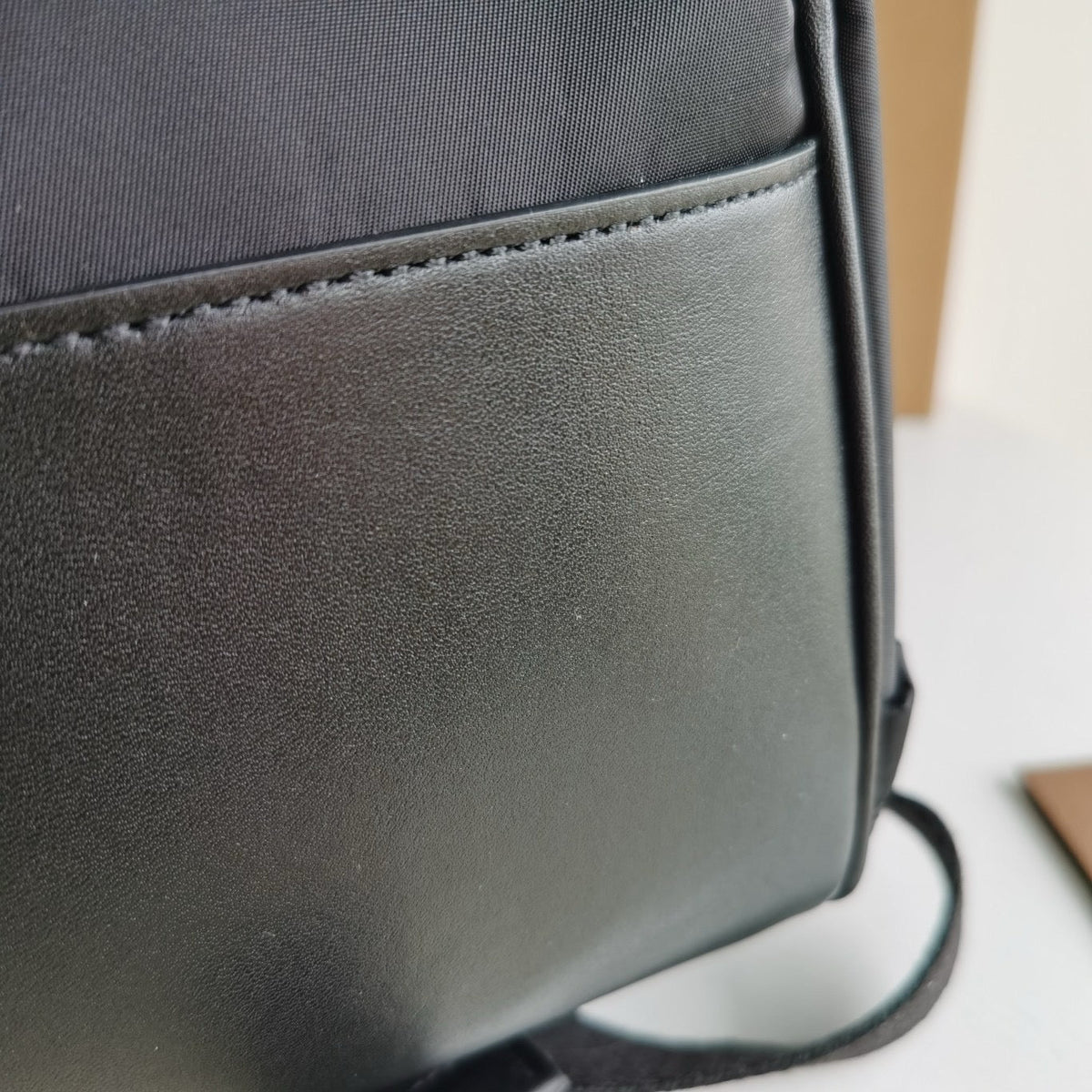 Schwarzer Rucksack