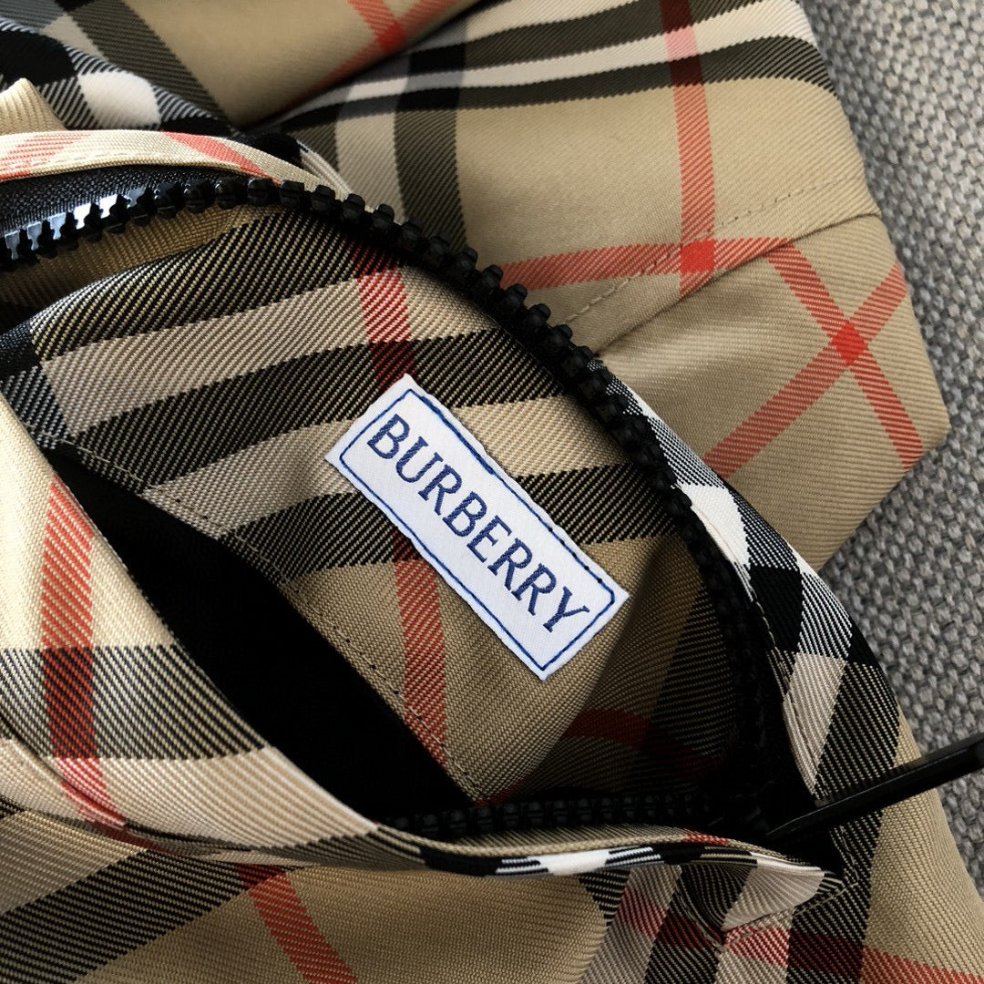 Karierte Kapuzenjacke – Herren