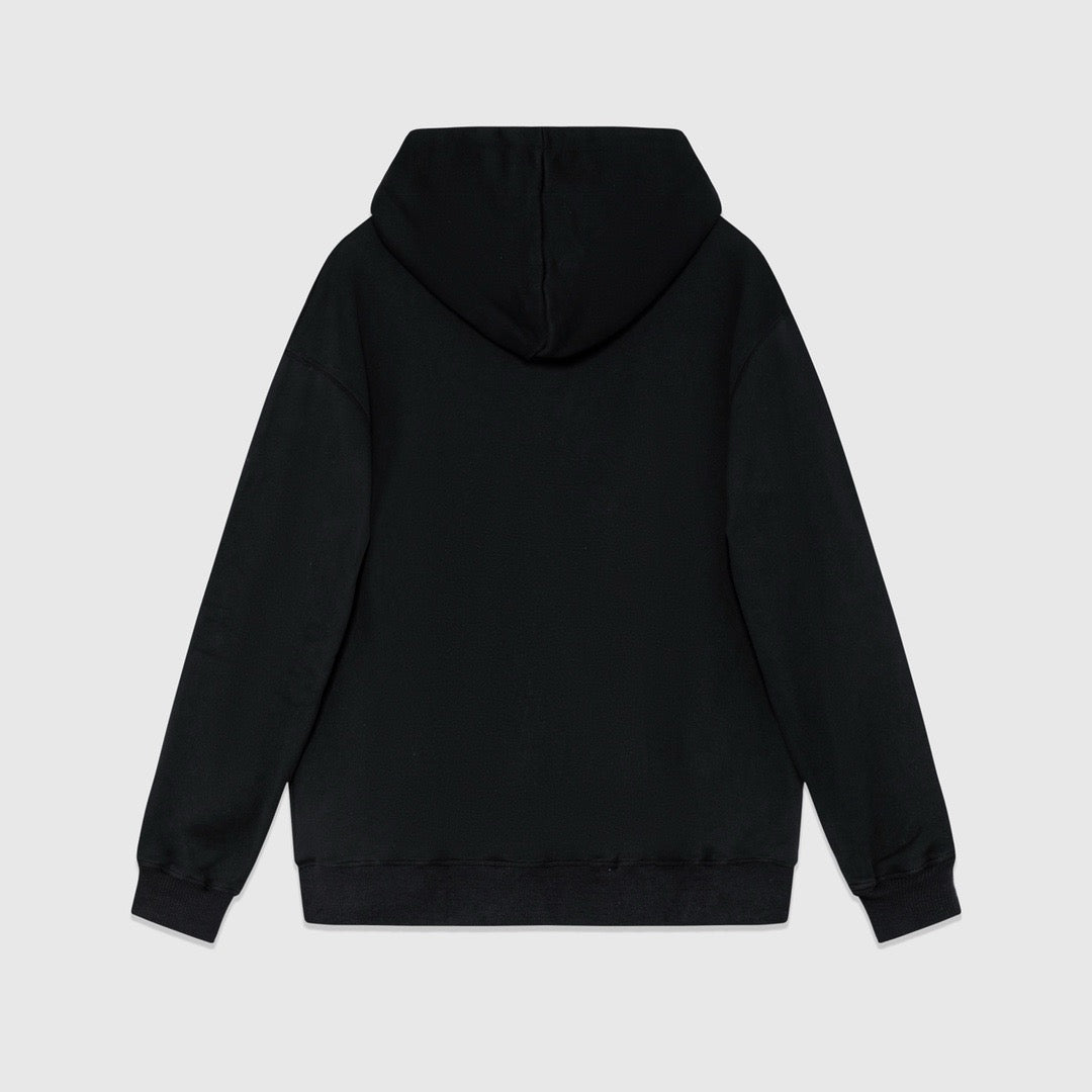 Schwarzer Pullover aus Baumwolle mit Farbverlauf – Herren