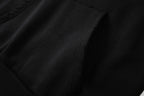 Schwarzer Baumwollpullover – Herren