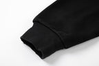 Schwarzer Baumwollpullover – Herren