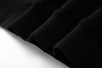 Schwarzer Baumwollpullover – Herren