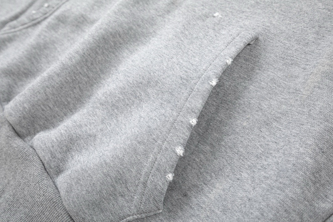 Schwarzer Baumwollpullover – Herren