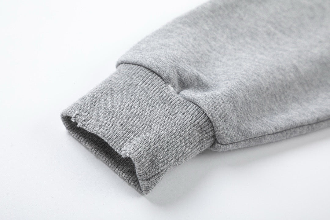 Schwarzer Baumwollpullover – Herren