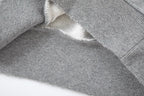 Schwarzer Baumwollpullover – Herren