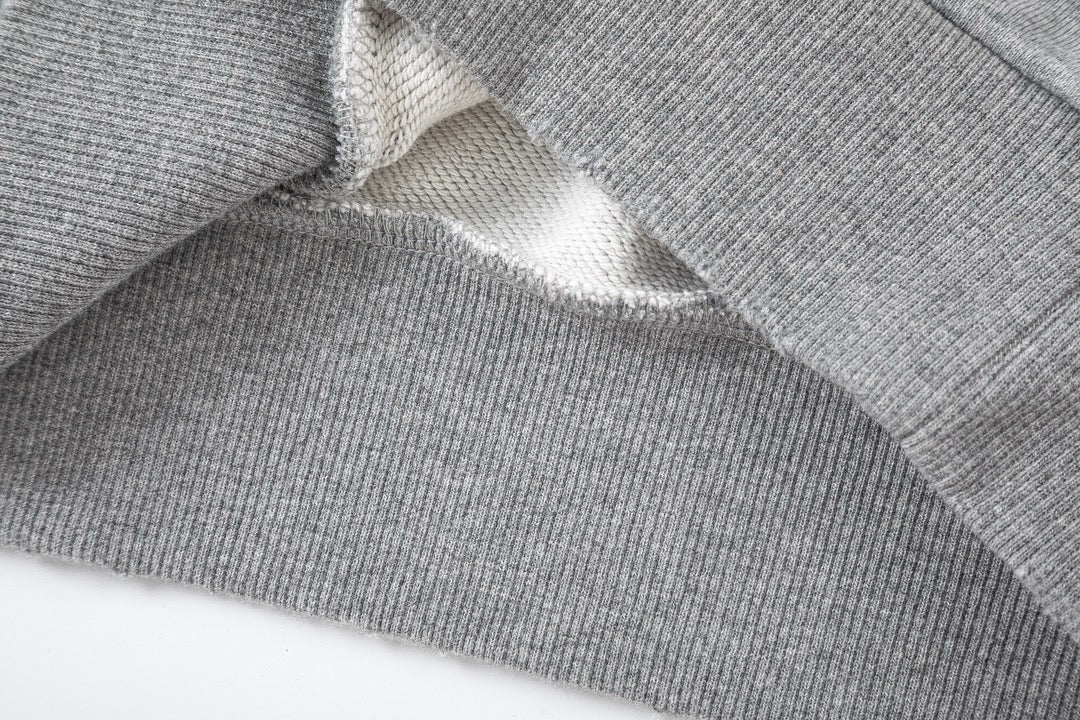 Schwarzer Baumwollpullover – Herren