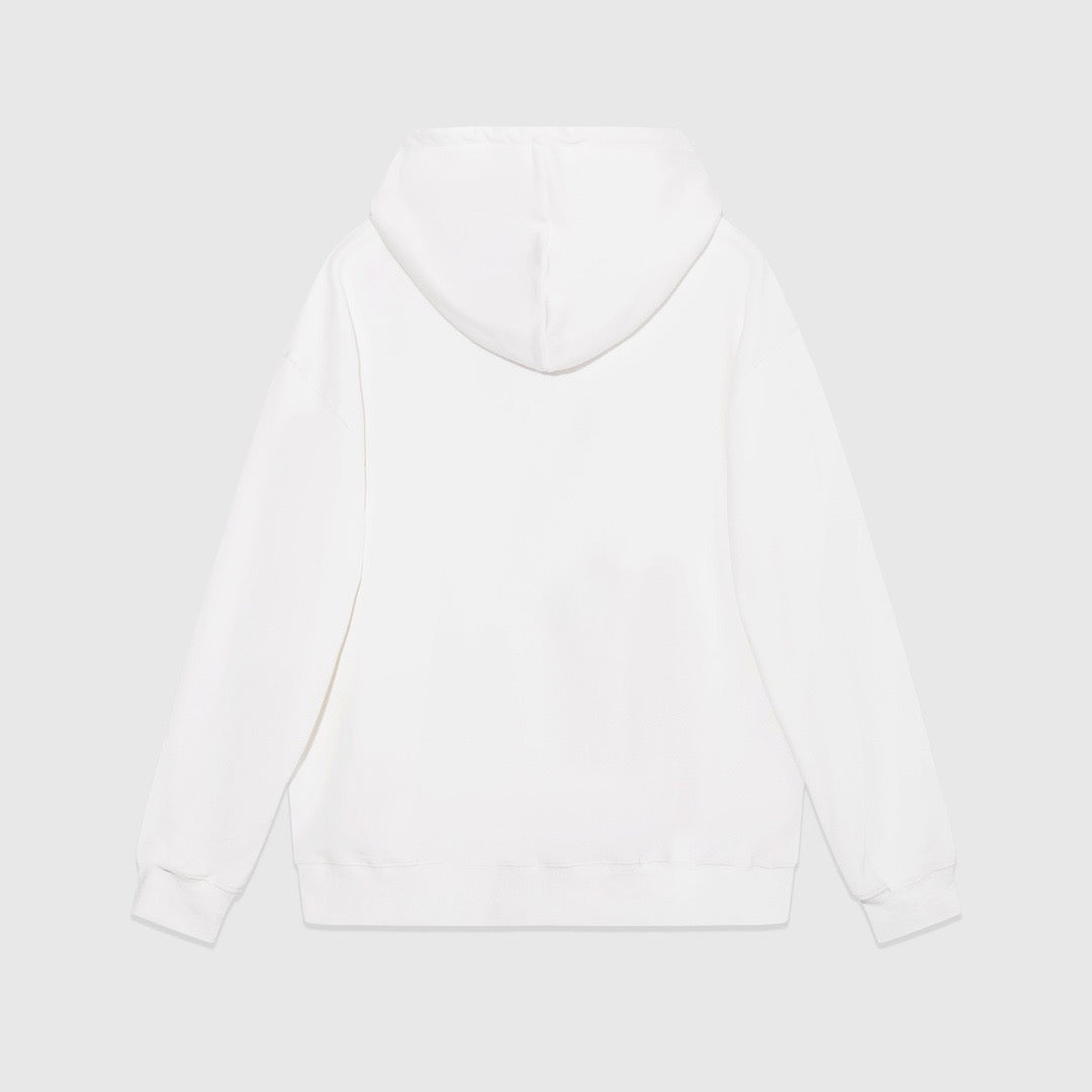 Schwarzer bestickter Pullover aus Baumwolle – Herren