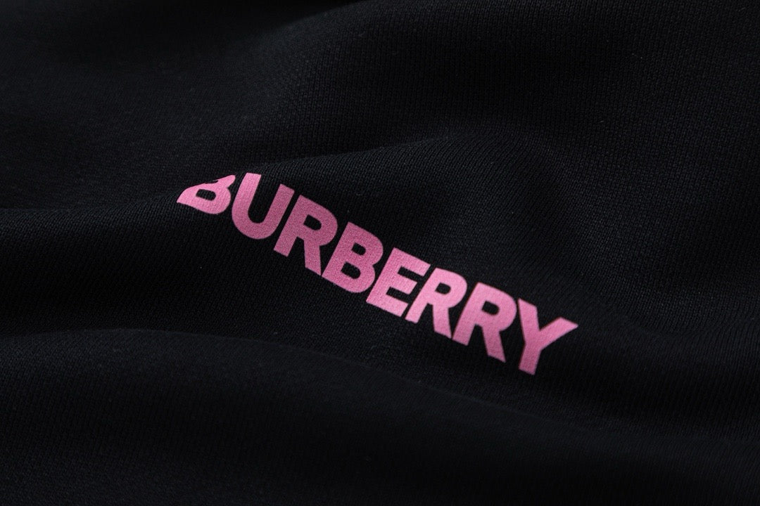 Pinker Kapuzenpullover mit Logo - Herren