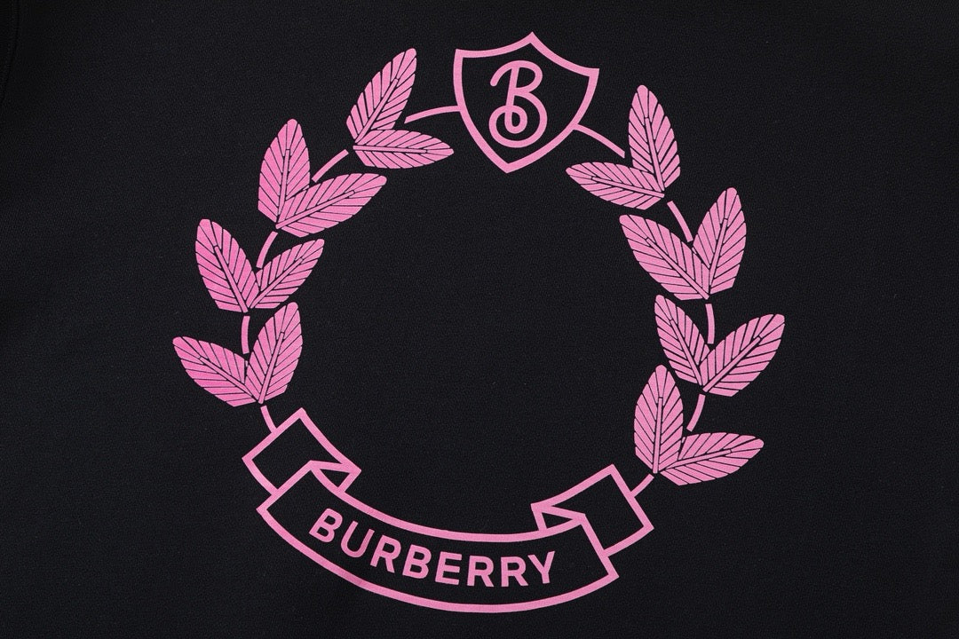 Pinker Kapuzenpullover mit Logo - Herren