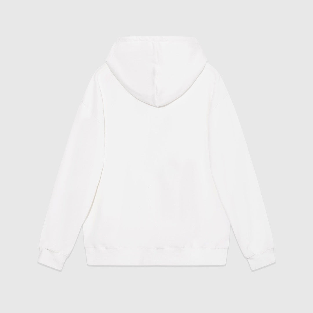 Schwarzer Baumwoll-Pullover mit Fettdruck – Herren