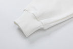 Schwarzer Baumwoll-Pullover mit Fettdruck – Herren