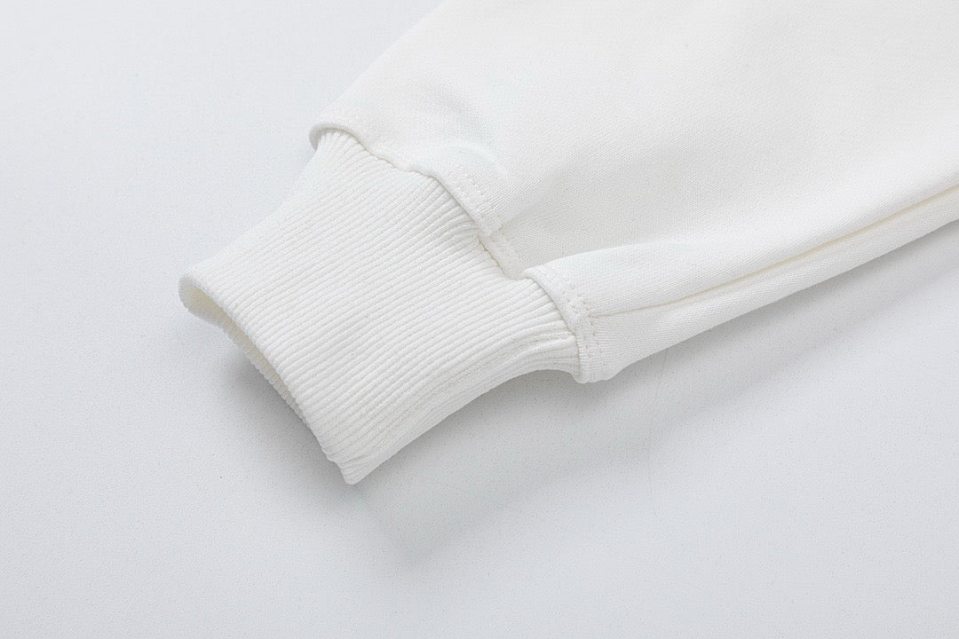 Schwarzer Baumwoll-Pullover mit Fettdruck – Herren