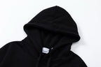Schwarzer Baumwoll-Pullover mit Fettdruck – Herren