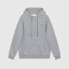 Grauer Baumwollpullover – Herren