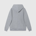 Grauer Baumwollpullover – Herren