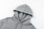 Grauer Baumwollpullover – Herren
