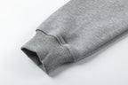 Grauer Baumwollpullover – Herren