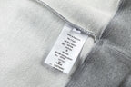 Grauer Baumwollpullover – Herren