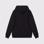 Pullover aus schwarzer Baumwolle mit Textlogo – Herren