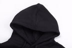 Pullover aus schwarzer Baumwolle mit Textlogo – Herren