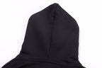 Pullover aus schwarzer Baumwolle mit Textlogo – Herren