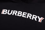 Pullover aus schwarzer Baumwolle mit Textlogo – Herren
