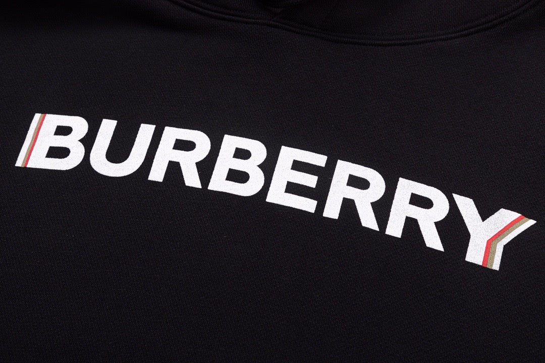 Pullover aus schwarzer Baumwolle mit Textlogo – Herren