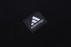 Schwarzes Jersey Langarmshirt mit gestreiften Ärmeln – Herren