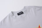 Black Cotton Flame Graphic Long-Sleeve - Men's