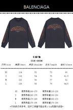 Schwarzes Langarmshirt aus Baumwolle mit Ärmelprint – Herren
