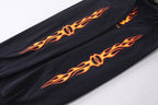 Flammen-Logo Langarm-T-Shirt – Herren