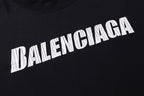 Schwarzes Langarmshirt mit Textlogo aus Baumwolle – Herren