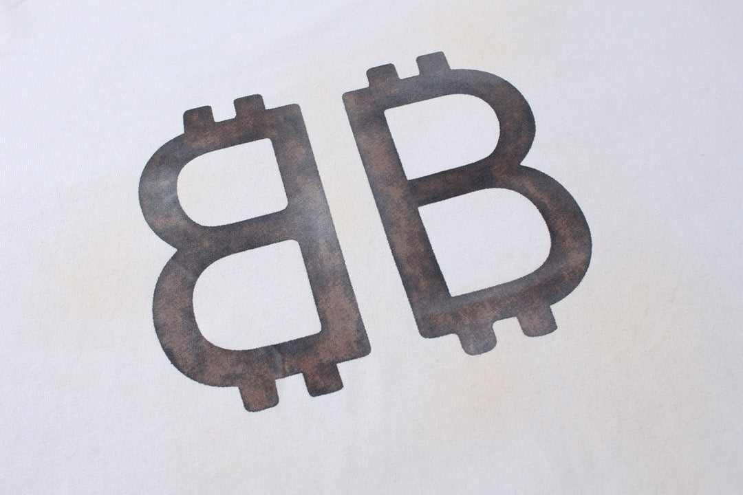 Schwarzes Langarmshirt aus Baumwolle mit Monogramm – Herren