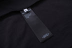 Schwarzes Langarmshirt aus Baumwolle mit Monogramm – Herren
