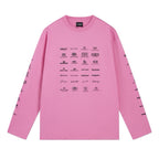 Black Cotton Grid Print Long-Sleeve - Men's