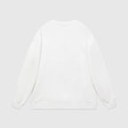 Schwarzes Baumwoll-Monogramm-Crewneck – Herren
