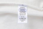 Schwarzes Baumwoll-Rundhals-Sweatshirt mit weißem Text – Herren