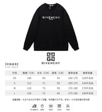 Schwarzes Baumwoll-Rundhals-Sweatshirt mit Brustaufdruck – Herren
