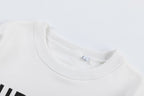 Schwarzes Baumwoll-Sweatshirt mit Bärengrafik – Herren
