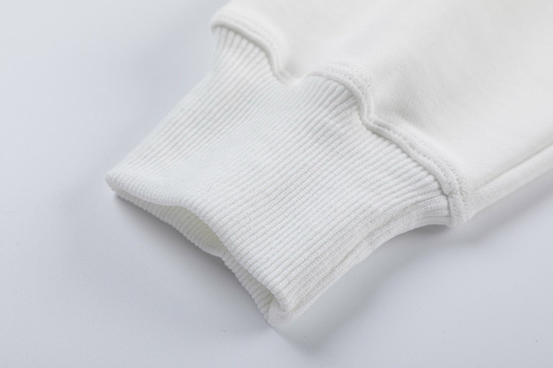 Schwarzes Baumwoll-Sweatshirt mit Bärengrafik – Herren