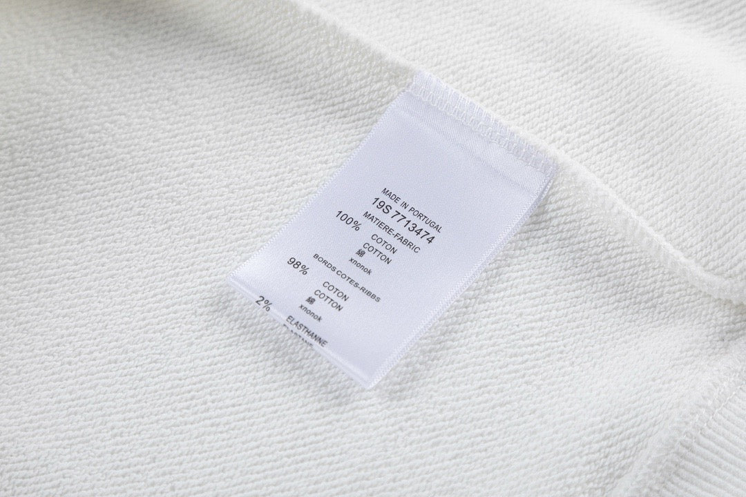Schwarzes Baumwoll-Sweatshirt mit Bärengrafik – Herren