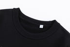 Schwarzes Baumwoll-Sweatshirt mit Bärengrafik – Herren