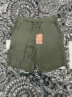 Olive Cord Plain Kordelzug - Herren